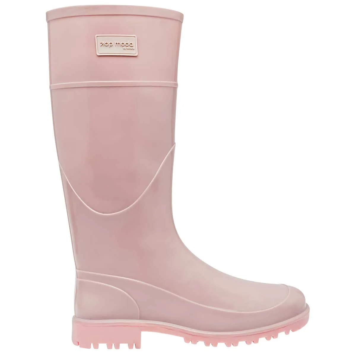 Botas de lluvia Exterior Sintético Color Beige  Para Mujer De Top Moda